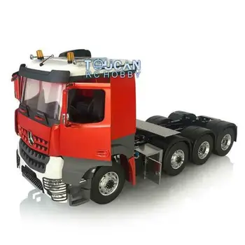 1/14 LESU RC Traktor, nákladné auto Kovové Šasi 3 Rýchlosti Motora Pre DIY Hercules Farba Benz Kabíne THZH0833-SMT2