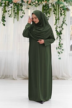 Ženy Modlitba Odev, Šaty, Hidžáb Jilbab Khimar Dlho Abaya Niqab Moslimské Oblečenie Eid Islamu V Turecku Kimono Femme Musulmane Djellaba