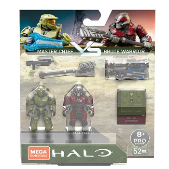 Mega Construx Halo Nekonečný Konflikt Pack Master Chief VS Brutálny Bojovník Collector ' s Edition Detí, Dospelých Darček k Narodeninám