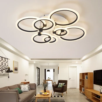 Moderné LED Stropné Svetlá Diaľkové Ovládanie Hliníkové Stropné Osvetlenie Pre Spálňa/Obývacia Izba Vnútorné Stropné Svietidlo Svietidlo plafond
