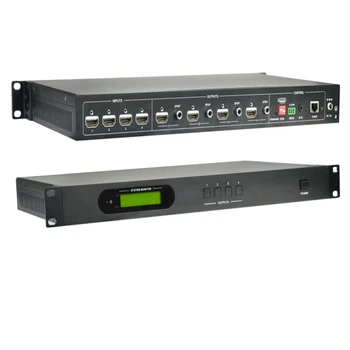 Profesionálny HDMI Matice 4X4 2.0 HDMI V HDCP 2.2 4kX2k/60hz 4kX2k/30hz 3D&1080P s RS232 kontrola a EDID nastavenie TCP/IP
