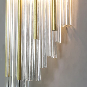 Postmoderných minimalistický crystal nástenné svietidlo osobnosti tvorivý obývacia izba, spálňa, nočné, chodby, schodisko svetlo
