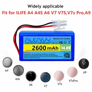 18650 14,8 v V 3500mAh Li-ion Rechargeabe batérie balíka ilife ecovacs A4s, A4, A6, A9, V7, V7s, V7s Pro Robotický Vysávač Chuwi