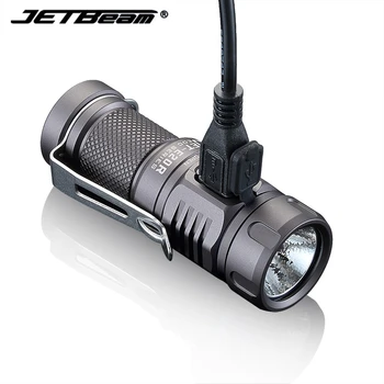 JETBeam E20R LED Baterka 990 Lúmenov USB Nabíjateľné Použiť SST40 N4 BC Led S 16340 Batérie High-power Fashlight