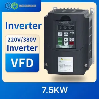 Invertor 5.5 KW do 220 380 von jednofázový 220V domácnosť, elektrické vstup trojfázový 380V výstup