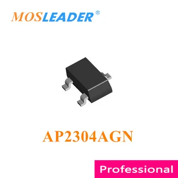 Mosleader AP2304AGN SOT23 3000PCS AP2304AGN-HF AP2304 N-Kanál 20V 30V Vyrobené v Číne Vysokej kvality