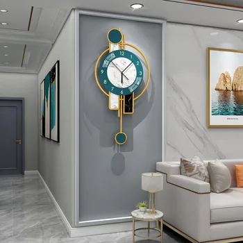 Európska luxusné hodinky, nástenné hodiny obývacia izba módne tvorivé osobnosti umenia stene hodinky, domáce dekorácie, nástenné hodiny nových produktov