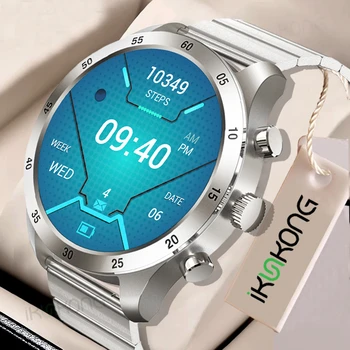 2022 Nové Úplné Dotykový Displej Smart Hodinky Mužov Bluetooth Hovor Nepremokavé Srdcovej frekvencie Šport Fitness Tracker Smartwatch Pre iOS a Android