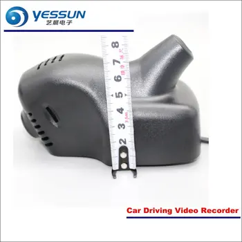 Automobilové DVR Kamera Dash Cam Pre Volkswagen VW POLO 2012-2017 Auto videorekordér Cam Predné Wifi Kamera Široký Uhol