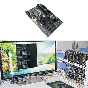 BTC B250 Baník Doska s RGB CPU Chladiaci Ventilátor+SATA Kábel 12XGraphics Kartu LGA 1151 DDR4 SATA3.0 pre BTC