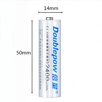 10pcs/veľa Veľká-kapacita 1,5 v 2400mWh AA nabíjateľné batérie Lítiová batéria sa rýchlo účtované AA AAA smart USB nabíjačky