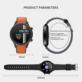 2021 Nové Bluetooth Hovor Smart Hodinky Mužov plne Dotykový Displej Fitness Tracker Športové Hodinky Smart SIRI Hlas Prehrávač Hudby Smartwatch