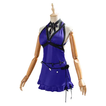 Final Fantasy Cosplay FF Tifa Lockhart Ženský Kostým Sexy Dievča Backless Obväz Šaty Halloween Party Šaty