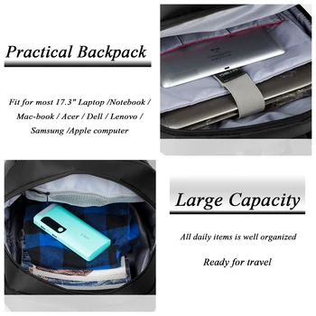 DTBG 17.3 Palce Vode Odolný Notebook Batoh s USB Nabíjací Port/Trvalé Cestovného ruchu Comupter Batoh pre Mužov a Ženy