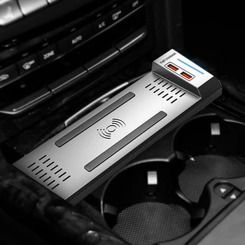 15W Auto Bezdrôtovú Nabíjačku na značky Mercedes Benz Triedy E W212 2012-Rýchle Nabíjanie Prípade Nabíjačka Telefónu