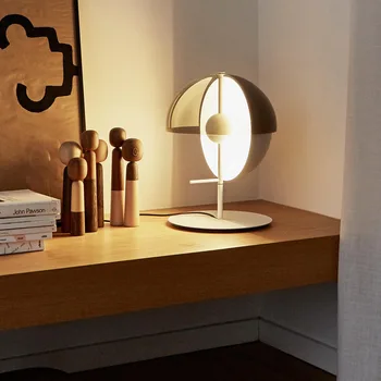 Nordic Osvetlenie Factory minimalistický spálňa štúdia sklo stolná lampa autor odporúča, model miestnosti, osvetlenie, lampy