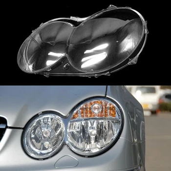 Auto Predných Svetlometov Kryt Objektívu Transparentné Tienidlo Lampy Sklo Lampa Kryt Čiapky pre Mercedes-Benz CLK W209 2003-2006