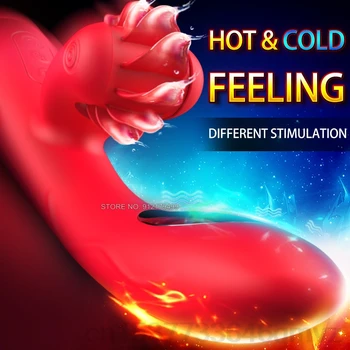 18+Dospelých Oheň a Ľad Vibrátor Sex Stroje Hračky pre Ženy Pošvy Masturbácia Ženskej Ruke Vibrátor G-Spot Stimulátor Klitorisu