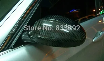 Carbon fiber spätné zrkadlá čiapky späť vzhľad kryty zrkadiel bočné krídlo kryty zrkadiel pre BMW radu 3 E92 2006-2009