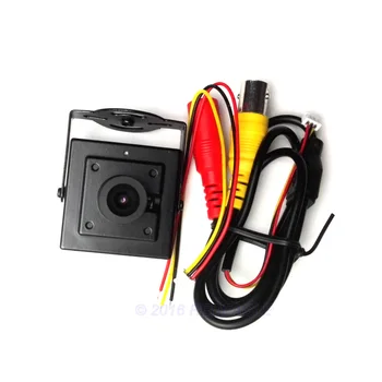 Kovové 700TVL CMOS Káblové Mini Micro CCTV Kamerové 2.8 MM Objektív 100 Stupňov Široký Uhol