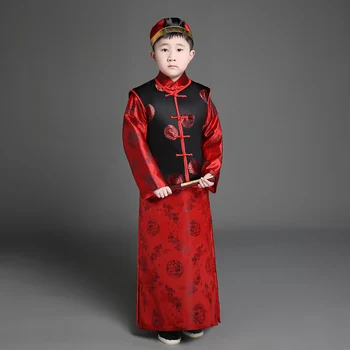 Deti Dávnych Tradičné Oblečenie pre Chlapca Dievčatá Hanfu Šaty Princezná Prenajímateľ Vyhovovali Cosplay Oblečenie Fáze Výkonu Kostým