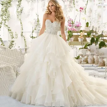 Luxusné Svadobné Šaty, Turecko Sequin Plus Veľkosť Nevesta Svadobné Svadobné Pletie Šaty Svadobné Šaty 2019