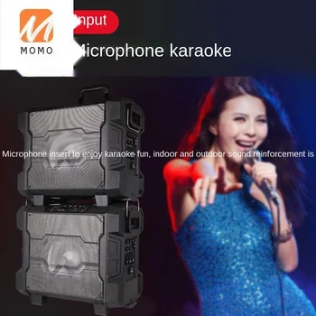 Vodotesný Kábel Škálu High-Power Square Dance Audio Vonkajšie Vytiahnite Tyč Speaker Box Super Veľký Objem Profesionálne Bluetooth