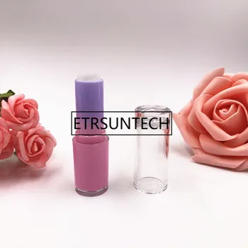 3,8 g Ružová Modrá Gradient Rúž Trubice s jasnými Spp Plastové Prázdne Balzam na Pery, Skladovanie Fliaš Elegantné Lip make-up Balík F20171980