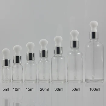 Naplniteľné fľaše kvapkadla sklenené nádoby 30ml esenciálny olej, fľaša na predaj, kozmetické balenia 1 OZ parfum fľaše