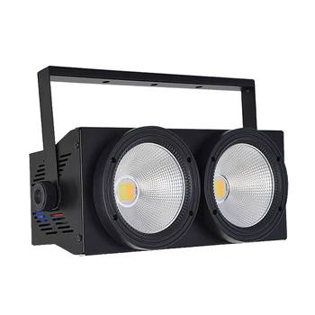 2 Očami 200w LED Chladné ,Teplé Biele KLASU DMX512 svetlo Fáze osvetlenie Led Panel KTV Svadobný DJ, Disco Efekt Svetla