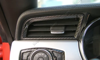 ABS Interiéru Auta Radenie Panel Air Vent Dekor Palubnej dosky Krytu Výbava Pre Ford Mustang+ Interiéru Vozidla Líšt