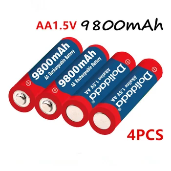 4-16pcs Novú Značku AA Batérie 9800 Mah Nabíjateľná Batéria AA 1,5 V Nabíjateľná Nové Alcalinas Drummey