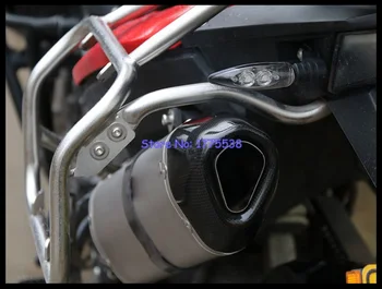 Prispôsobený F800GS F800R F700GS Výfukových Šál Prepojenie Potrubia Zliatiny Titánu Motocykel Šál Výfukových Uniknúť Polovice Rúry pre F800GS