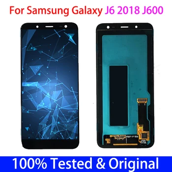 Super AMOLED J6 LCD Samsung Galaxy J6 2018 J600 J600F J600Y J600U LCD Displej Dotykovej Obrazovky Montáž Náhradných Dielov