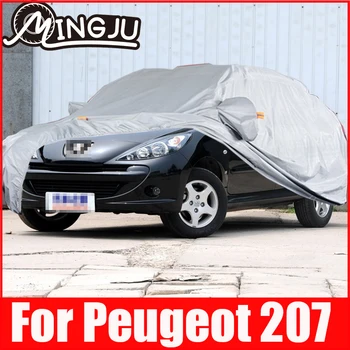 Full Auto Zahŕňa Vonkajšie Slnečné UV Ochrany Prach, Dážď, Sneh Oxford látkové Ochranné Peugeot 207 Príslušenstvo