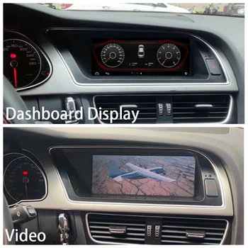 Android 9.0 4+64GB Auto Multimediálny Prehrávač Pre Audi A5 B8, 8T 2008~2016 MMI 2G 3G, GPS Navigácie hlavu jednotka stereo dotykový monitor, dvd