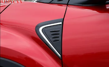 BJMYCYY 2KS ABS Vonkajšej Strane Dverí Blatník Air Vent Zásuvky Kryt Výbava Auta Styling Pre Toyota C-H CHR 2016-2017