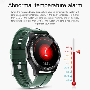 Xiao Smart Hodinky Smartwatch Bluetooth Hlasový Hovor Náramok Srdcovej Frekvencie, Krvného Tlaku V Reálnom Čase Telesnej Teploty Šport Monitor