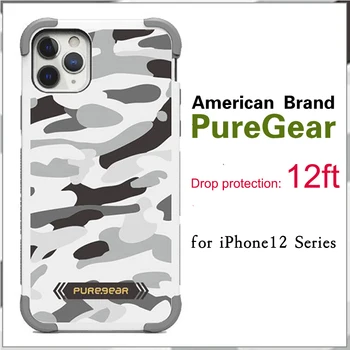 PureGear Vojenských Noriem pre chránené telefón puzdro Pre iPhone 12 mini 12 Pro Max prípade anti-knock luxusné ochranné