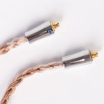 24 Core 5N OFC Upgrade Kábel Teplý Zvuk Okolo Uší S 120 cm Dĺžka 3,5 mm 2,5 mm 4.4 mm konektor pre KBEAR Blon bl03 BL05 BLA8 KZ