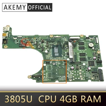 Akemy notebook základná Doska Pre ACER Aspire R3-471 Pentium 3805U s 4GB RAM Doske DA0ZQXMB8E0 SR210 DDR3