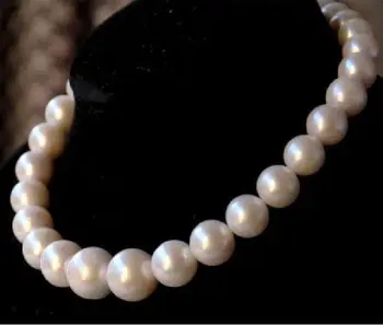 Horúce 11-13mm prírodné tahitian south sea white pearl náhrdelník 18