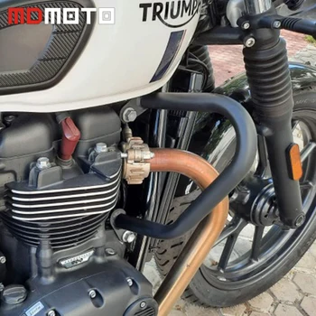 Motocykle Motora Stráže Crash Bar na Triumf Bobber Bonneville T100 T120 Ulici Twin Cup Thruxton 1200 R 2016 2017 2018 2019
