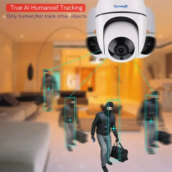 1080P Home Security Wifi Kamera AI ľuďmi H. 265 Bezdrôtový Cloud Audio IP Kamera SD Kartu Sieť, kamerový CCTV