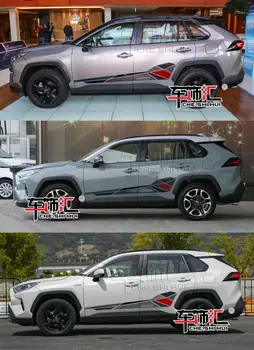 Auto samolepky PRE Toyota RAV4 2020 karosérie vonkajšie dekorácie osobné vlastné športové módne obtlačky