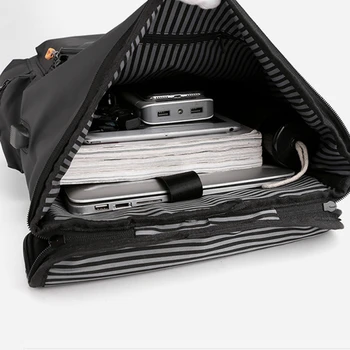 Odolné 15.6 Palcový Notebook Batoh 20-50 L Cestovná Taška College Bookbag Nabíjania cez USB Port je Odolný voči Vode Mochila