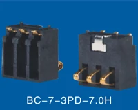 Jar Batérie, Konektor 3 Kolíky 2.50 mm ihrisku 7.0 mm Výška s locators 0,5 A 50 Pásky a cievky
