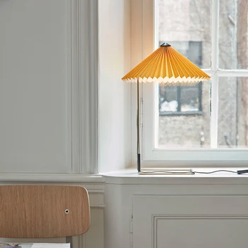 Matin stolná Lampa LED Nordic znečistený tienidlo taliansky lampa Spálňa Štúdie Čítanie Domov Hotel Art Decor Mosadz minimalistický stolná lampa