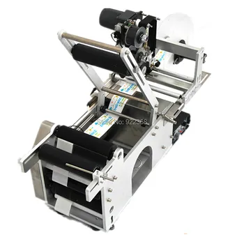 Doprava zadarmo MT-50D Kolo Fľaša Označovanie Stroj nálepky labeler stroj s teplou pečiatka kodér
