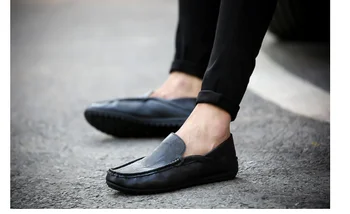 Topánky vonkajšie bežné topánky jednoduché látkové topánky nové pánske topánky Q4M94